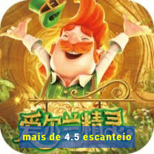 mais de 4.5 escanteio