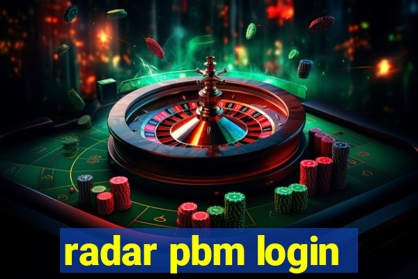 radar pbm login