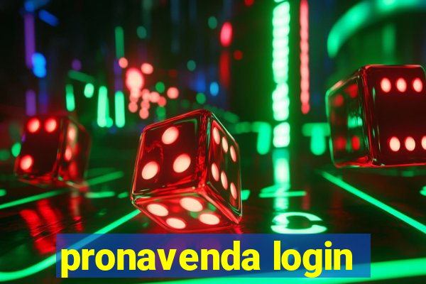 pronavenda login