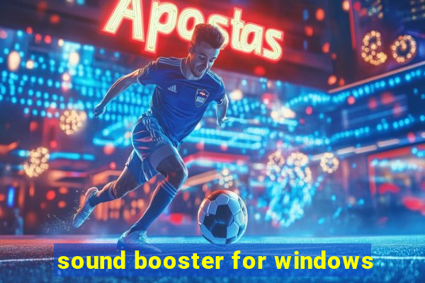 sound booster for windows