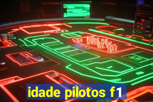 idade pilotos f1