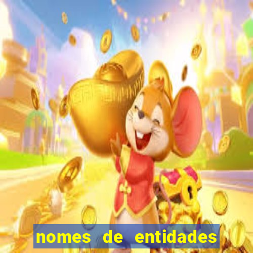 nomes de entidades do mal