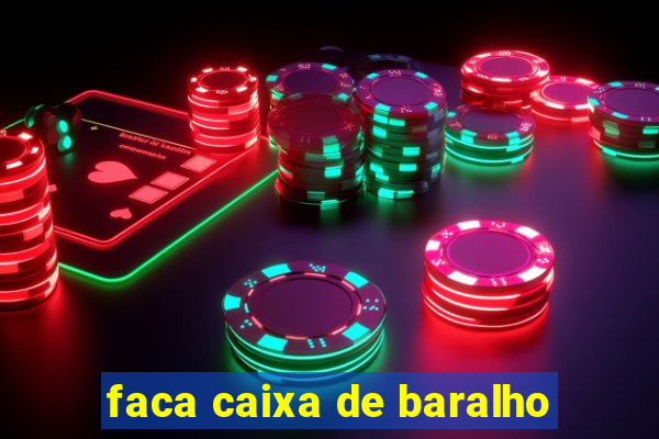 faca caixa de baralho