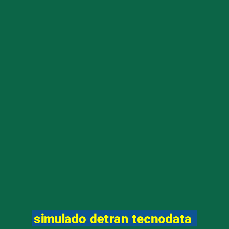 simulado detran tecnodata