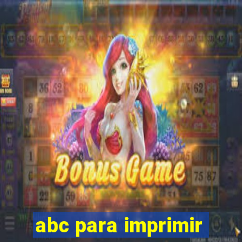 abc para imprimir